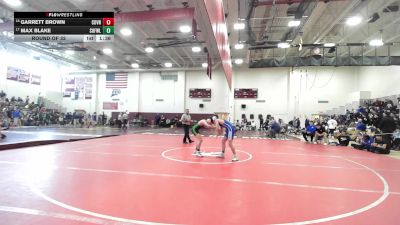 126 lbs Round Of 32 - Garrett Brown, Coventry vs Max Blake, Suffield/Windsor Locks