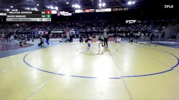 100 lbs Champ. Round 1 - Macki Winkles, Tri-Valley vs Melayna Johnson, Riverton