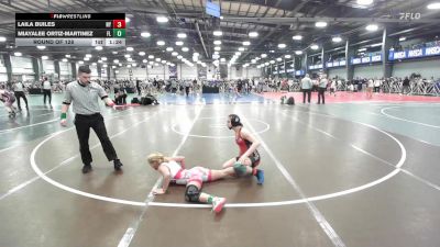 107 lbs Round Of 128 - Laila Builes, NY vs Miayalee Ortiz-Martinez, FL