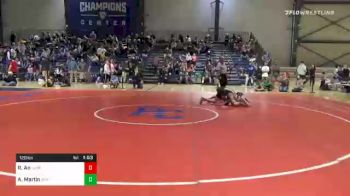 120 lbs Semifinal - Ronan An, Level Up vs Arrie Martin, Storm Wrestling Center