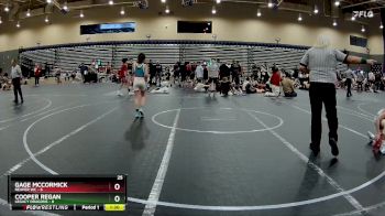 84 lbs Round 4 (8 Team) - Cooper Regan, Legacy Dragons vs Gage McCormick, Reaper WC