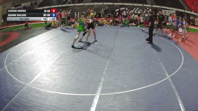 130 lbs Logan Krenz, Idaho 14U Boys vs Quinn Salois, Montana 14U Boys