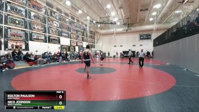 176-184 lbs Round 2 - Kolton Paulson, Holy Family vs Nico Johnson, Rock Canyon