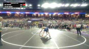 138 1A Cons. Round 2 - Jacob Reber, Mckeel Academy vs Jay Brown, Liberty County