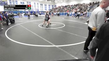 130 lbs Cons. Round 3 - Presli Morris, San Clemente vs Amy Ortega, Montebello