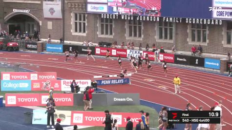 High School Girls' 4x400m Relay Central