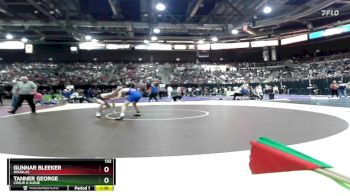 132 lbs Champ. Round 1 - Tanner George, Coeur D Alene vs Gunnar Bleeker, Douglas