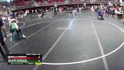 185+ Quarterfinal - Keleigh Gonzalez, Central City Junior Wrestling vs Isabella Aparicio, HWA