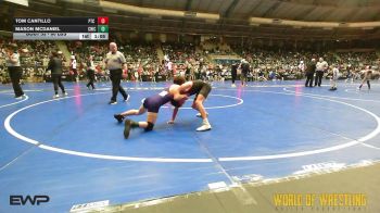 80 lbs Round Of 32 - Tom Cantillo, PTC Youth Wrestling vs Mason McDaniel, Chickasha Wrestling