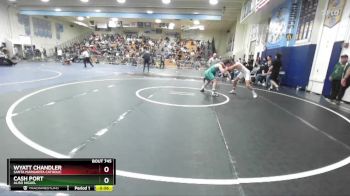 138 lbs Cons. Round 5 - Cash Port, Aliso Niguel vs Wyatt Chandler, Santa Margarita Catholic