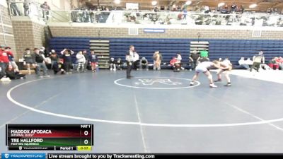 106 lbs Semifinal - Tre Hallford, Fighting Squirrels vs Maddox Apodaca, Internal Quest