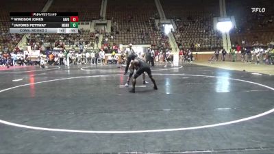 7A 150 lbs Cons. Round 2 - Javoris Pettway, Mary G Montgomery vs Windsor Jones, Davidson HS