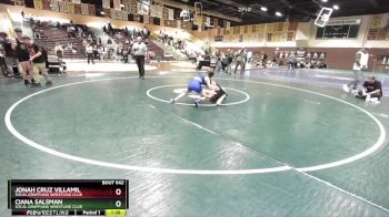 83 lbs 7th Place Match - Jonah Cruz Villamil, Socal Grappling Wrestling Club vs Ciana Salsman, Socal Grappling Wrestling Club