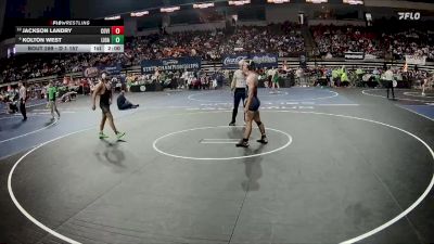 D 1 157 lbs Champ. Round 2 - Jackson Landry, Covington vs Kolton West, Live Oak