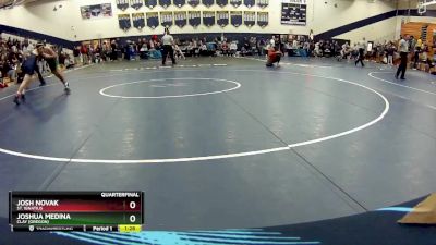 113 lbs Quarterfinal - Josh Novak, St. Ignatius vs Joshua Medina, Clay (Oregon)