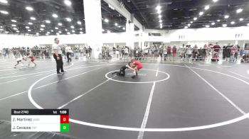 61 lbs Semifinal - Zac Martinez, Juggernaut WC vs Jett Cavazos, Top Rank