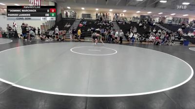 106 lbs Cons. Semi - Dominic Marchack, Eierman Elite vs Parker Landers, Carroll Wrestling Club