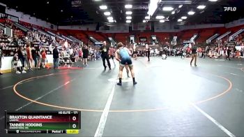 171 lbs Cons. Round 4 - Braxton Quaintance, Lakota vs Tanner Hodgins, ShoreThing WC