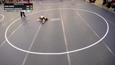 12U - 58 lbs Cons. Round 1 - Zane Godes, Lakeville Youth Wrestling Association vs Remington Anderson, PCHF
