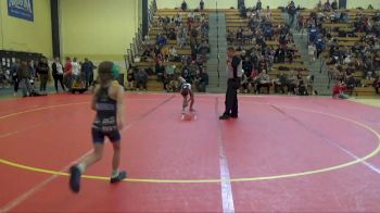 70 lbs Round 2 - Sawyer Viebrock, St Croix Falls vs Hazel Anderson, West Salem Bangor Wrestling