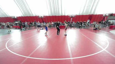 100 lbs Cons. Sub-quarters - Justin Brown, Coon Rapids Mat Bandits vs Brayden Harman, Built By Brunson