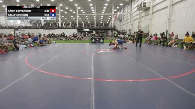 170 lbs Faith Stevenson, Arizona Black vs Sally Johnson, Tennessee