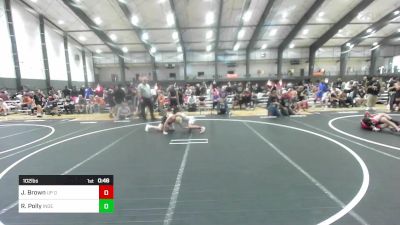 102 lbs Consi Of 8 #2 - Josiah Brown, UP Outlaws vs Raymond Polly, Independent