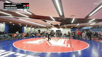 75 lbs Quarterfinal - Porter Crosby, Clearwater Valley Wrestling Club vs Kellen Dschaak, Declo Stingers