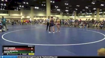 114 lbs Round 6 (10 Team) - Alicia Bruketta, Queen Bees vs Zoey Barber, Nebraska Tsunami