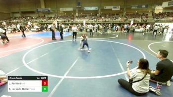 50 lbs Consolation - Lola Romero, La Gente WC vs Aria Lorenzo DeHerrera, Duran Elite