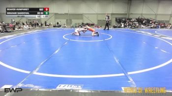 80 lbs Semifinal - Seaver Humphrey, Northern Colorado 14U vs Graham Sandoval, OK Elite 14U Black