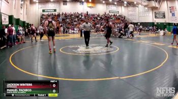 195 lbs Cons. Round 2 - Manuel Pacheco, Santa Rosa Academy vs Jackson Winters, Esperanza