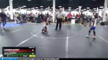 52 lbs Round 7 (10 Team) - Cameron Gilbert, Distinguished Black vs Ryan Giannini, Iron Horse