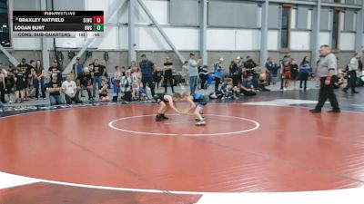 58 lbs Cons. Sub-quarters - Logan Burt, Buzzsaw Wrestling Club vs Braxley Hatfield, Sandpoint Legacy Wrestling Club
