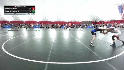 120 lbs Round 1 (6 Team) - Colton Carlson, Albany Huskies vs Kaden Huster, Illinois Top Dawgs