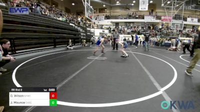 67-70 lbs Rr Rnd 2 - Jaxon Mounce, Choctaw Ironman Youth Wrestling vs David Wilson, Newcastle Youth Wrestling