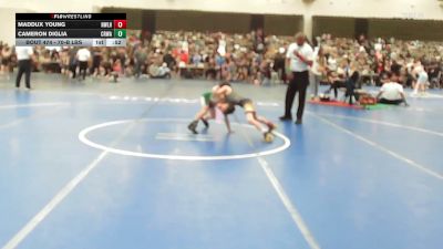 70-B lbs Consi Of 8 #2 - Maddux Young, Northwestern Lehigh vs Cameron Diglia, CRWA
