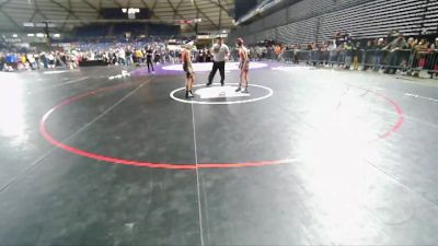 92 lbs Quarterfinal - Nainoa Albeso, Team Aggression Wrestling Club vs Easton Bylin, Mat Demon Wrestling Club