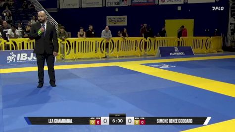 Simone Renee Goddard vs Lea Chambadal 2025 Pan IBJJF Jiu-Jitsu No-Gi Championship