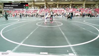 80 lbs Round 3 - Kendall Mosttler, Liberal vs Bryar Burch, Team Tulsa