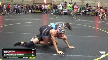 108 lbs Round 1 (10 Team) - Lyric Hetzer, WOW vs Ramsey Brandenburg, Beast Mode WA Green
