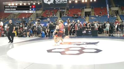 106 lbs Cons. Sub-rd Of 32 - Cole Simpson, Colorado vs Lewis Pfarr, Montana