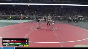 D4-112 lbs Champ. Round 1 - Daven Lockwood, New Lothrop vs Ernesto `Neto` Rodarte, Hartford HS