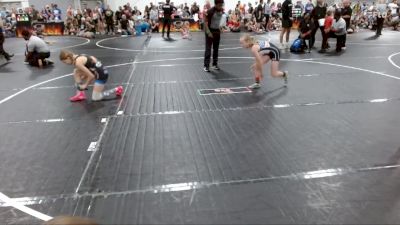 84 lbs Round 1 (4 Team) - Ava Westenbarger, R&R Ladies Purple vs Makenna McMahon, AR-15