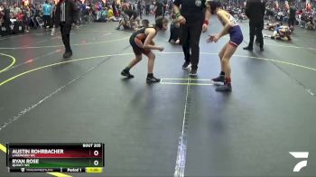 80 lbs Champ. Round 2 - Ryan Rose, Quincy WC vs Austin Rohrbacher, Lakewood WC