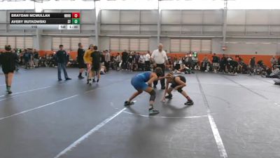 110 lbs Round 4 (6 Team) - Braydan McMullan, Neighborhood Wrestling vs Avery Rutkowski, Stealth Training