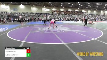 135 lbs Quarterfinal - Samantha Ramos, Prosser Wrestling Academy vs Lucy Horiguchi, Pomolita