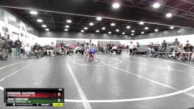 80 lbs Round 3 (8 Team) - Howard Jackson, CP Wrestling Academy vs Dom Sindone, Dundee Wrestling