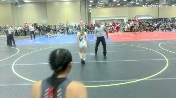109 lbs Round Of 32 - Kylia Mease, North Coast Grapplers vs Alysa Koss, Portage WC