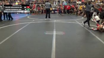 60 lbs Champ. Round 1 - Carter Peterson SW2, Beavercreek Wrestling vs Walker Abrahamson NE6, Bomber Wrestling Club